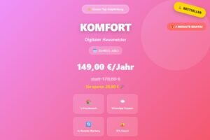 digitaler hausmeister komfort (jahres abo)